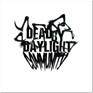 Dead By Daylight Community Logo - Black Posters and Art